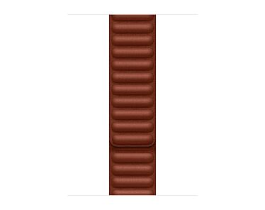 Apple Pasek z karbowanej skóry w kolorze umbry do koperty 44mm / 45mm / 46mm / 49mm - rozmiar M/L
