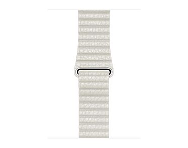 Apple Opaska skórzana w kolorze białym do koperty 40mm / 41mm / 42mm - rozmiar M