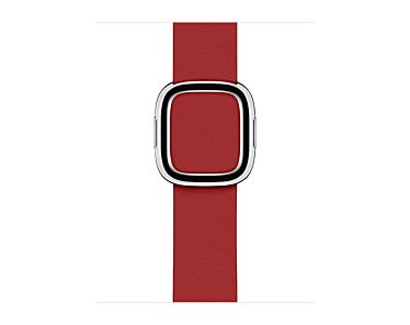 Apple Pasek z klamrą nowoczesną w kolorze rubinowym do koperty 38mm / 40mm / 41mm / 42mm - rozmiar L