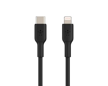 Belkin BoostCharge Kabel ładujący USB-C na Lightning 1m - Czarny