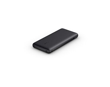 Belkin PowerBank 10 000mAh z kablami USB-C/ Lightning - Czarny