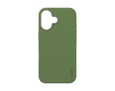 CARE by PanzerGlass Fashionable Etui do iPhone 16 kompatybilne z MagSafe - Zielone