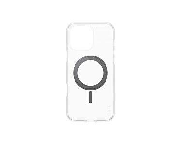 CARE by PanzerGlass Feature Kickstand Etui do iPhone 16 Pro Max z czarną stopką kompatybilną z MagSafe - Przezroczyste