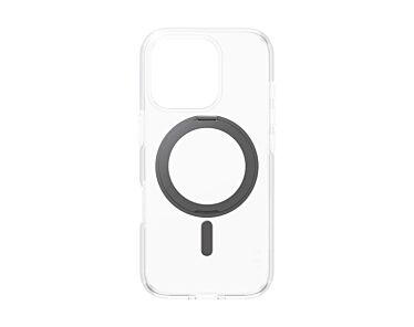 CARE by PanzerGlass Feature Kickstand Etui do iPhone 16 Pro z czarną stopką kompatybilną z MagSafe - Przezroczyste