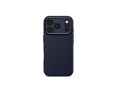 Decoded AntiMicrobial Silicone Backcover Etui silikonowe do iPhone 17 Pro kompatybilne z MagSafe - Granatowe