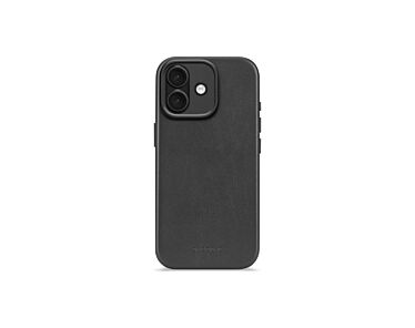 Decoded Leather Backcover Etui skórzane do iPhone 17 kompatybilna z MagSafe - Czarne