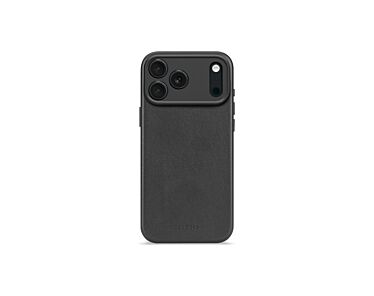 Decoded Leather Backcover Etui skórzane do iPhone 17 Pro kompatybilna z MagSafe - Czarne