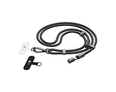 ERPOWER Snake Lanyard Smycz z kablem USB-C do USB-C 240W i blokerem danych 1,5m - Czarna-1.jpg
