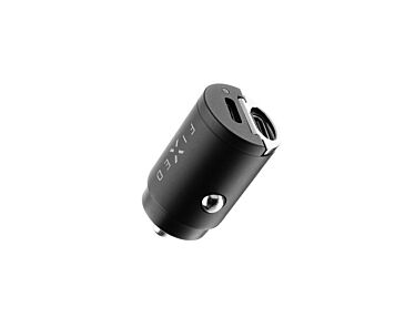 Fixed Ładowarka samochodowa Dual USB-C 30W - Czarna