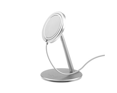 Fixed MagFrame Uchwyt do iPhone kompatybilny z MagSafe - Srebrny