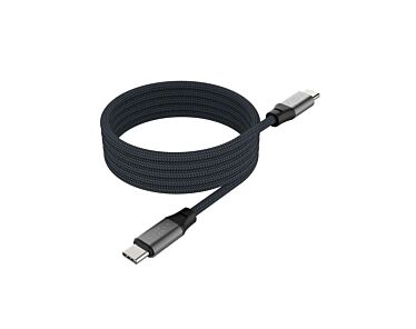 FIXED Magnetyczny kabel do ładowania USB-C/USB-C 240W 1.2m - Szary
