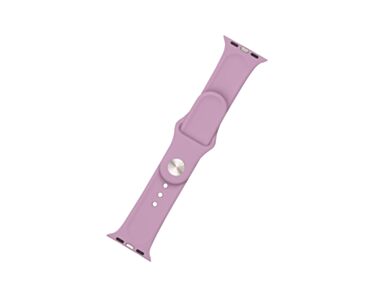 Fixed Silikonowy pasek do Apple Watch 38/40/41mm - Jasno fioletowy