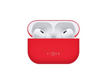 Fixed Silky Silikonowe etui ochronne do Apple AirPods 2 - Czerwone