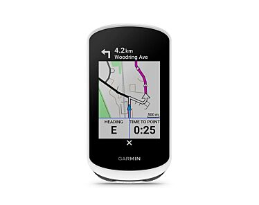 Garmin Edge Explore 2 Komputer rowerowy GPS ze statystykami jazdy na rowerze - Czarno-biały