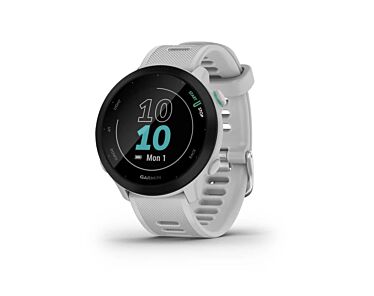 Garmin Forerunner 55 Smartwatch GPS z kopertą 42 mm w kolorze białym