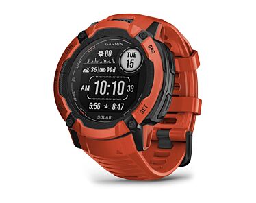 Garmin Instinct 2X Solar Smartwatch z kopertą 50mm w kolorze czerwonym