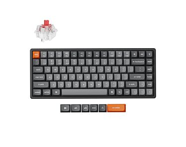 Keychron K2 MAX bezprzewodowa klawiatura mechaniczna z podświetleniem RGB Keychron Hot-Swap Super Red Switch - Czarna (Black)