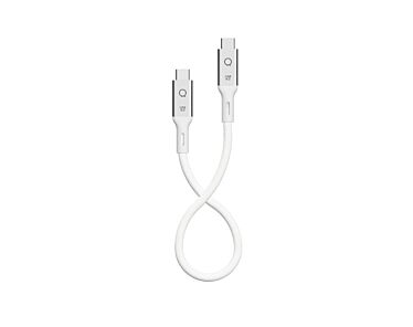 LINQ Kabel USB4 PRO USB-C na USB-C /240W / PD 3.1 / 8K/60Hz / 0,3m - Biały 