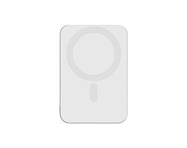 LINQ Powerbank magnetyczny 5.000 mAh kompatybilny z MagSafe - Srebrny
