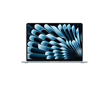 Apple MacBook Air 15" M4 10-core CPU + 10-core GPU / 24GB RAM / 2TB SSD / Klawiatura US / Zasilacz 70 W / Błękitny (Sky Blue)