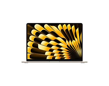 Apple MacBook Air 15" M4 10-core CPU + 10-core GPU / 32GB RAM / 256GB SSD / Klawiatura US / Księżycowa poświata (Starlight)