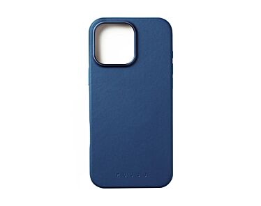 Mujjo Leather Case Etui skórzane do iPhone 16 Pro Max kompatybilne z MagSafe - Niebieskie