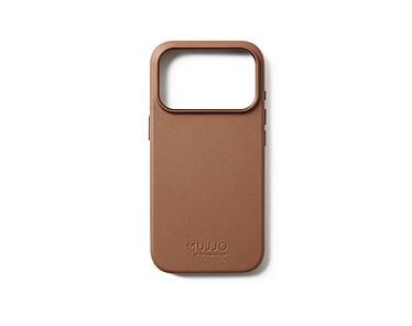 Mujjo Leather Case Etui skórzane do iPhone 17 Pro kompatybilne z MagSafe - Brązowe
