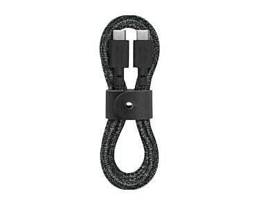 Native Union Belt Cable Kabel USB-C na USB-C 1,2 m - Czarny (cosmos)