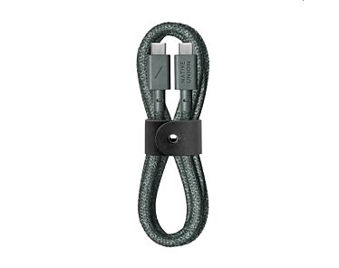 Native Union Belt Cable Kabel USB-C na USB-C 1,2 m - Zielony (slate green)