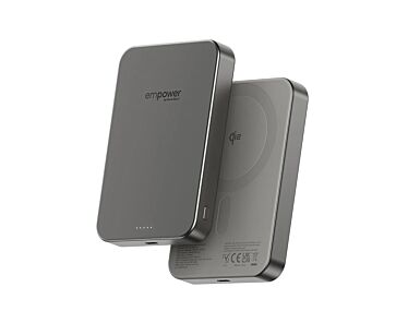 PanzerGlass Empower Powerbank magnetyczny 10000mAh kompatybilny z MagSafe - Tytanowy