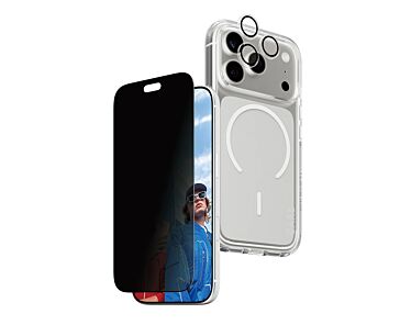 PanzerGlass Zestaw 3w1 Szkło prywatyzujące + szkło na obiektyw + etui do iPhone 18 Pro - Przezroczyste-1.jpg