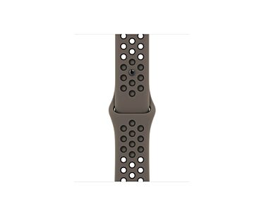 Pasek sportowy Nike w kolorze Olive Grey/czarnym do koperty 41 mm
