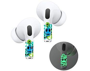 RockMax Art Skins Naklejki na AirPods Pro / Pro 2 - Emoji Glow