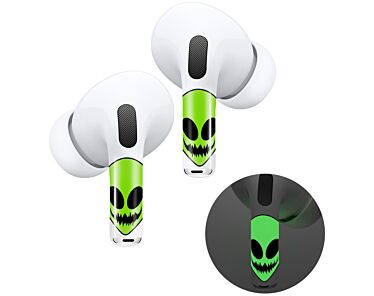RockMax Art Skins Naklejki na AirPods Pro / Pro 2 - Skull Glow