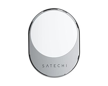 Satechi magnetyczny uchwyt samochodowy z ładowaniem Qi do iPhone - Szary