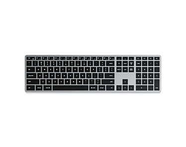 Satechi Slim X3 Klawiatura z układem numerycznym Bluetooth do czterech urządzeń USB-C - Gwiezdna szarość