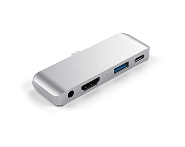 Satechi USB-C Mobile PRO HUB do iPada Pro Silver (srebrny)