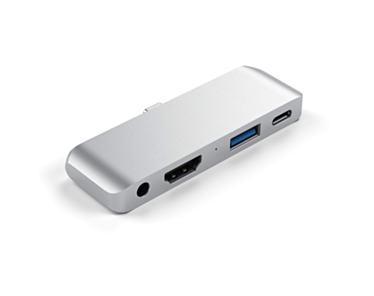 Satechi USB-C Mobile PRO HUB do iPada Pro Silver (srebrny)