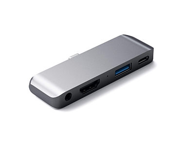 Satechi USB-C Mobile PRO HUB do iPada Pro Space Gray (gwiezdna szarość)