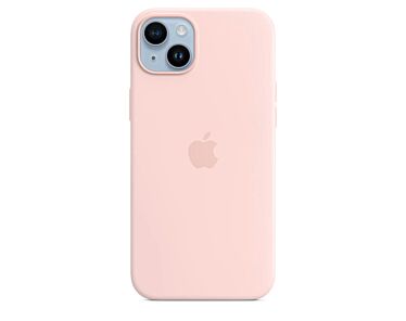 Silikonowe etui z MagSafe do iPhone’a 14 Plus – kredowy róż - Outlet