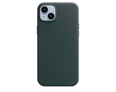 Skórzane etui z MagSafe do iPhone’a 14 Plus – leśna zieleń