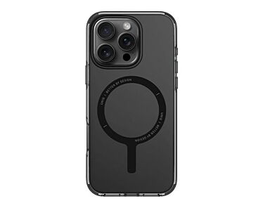 UNIQ Clario Etui do iPhone 16 Pro Max kompatybilne z MagSafe - Czarne