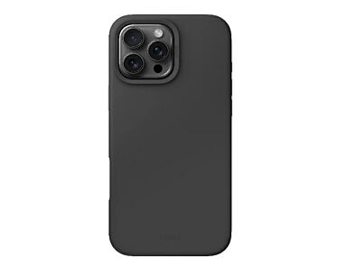 UNIQ Lino Hue Etui silikonowe do iPhone 16 Pro Max kompatybilmne z MagSafe - Grafitowe