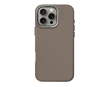 UNIQ Lyden Etui ze skóry ekologicznej do iPhone 16 Pro kompatybilne z MagSafe - Szare