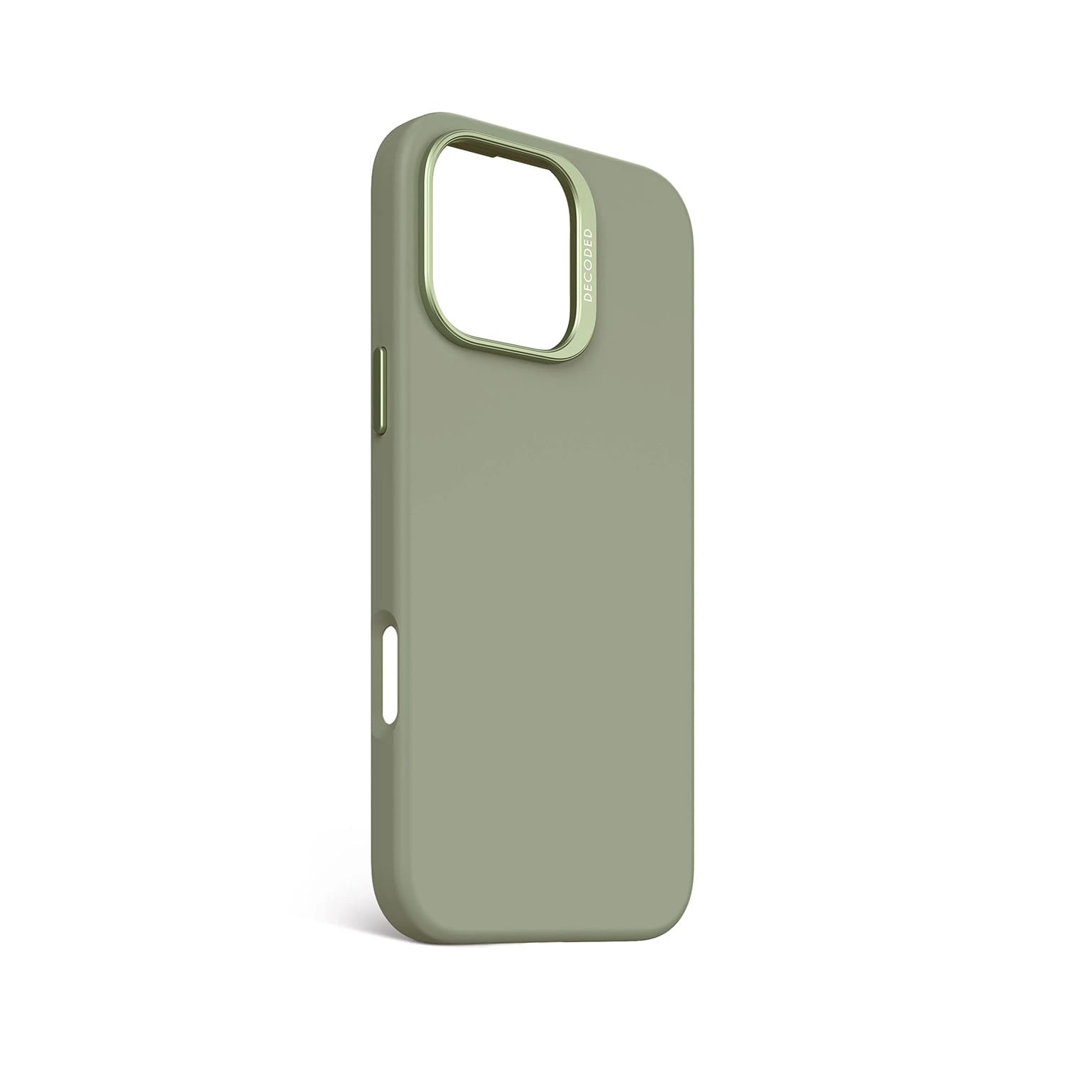 Decoded AntiMicrobial Silicone Backcover Etui silikonowe do iPhone 16 Pro Max kompatybilne z MagSafe - Jadeitowa zieleń