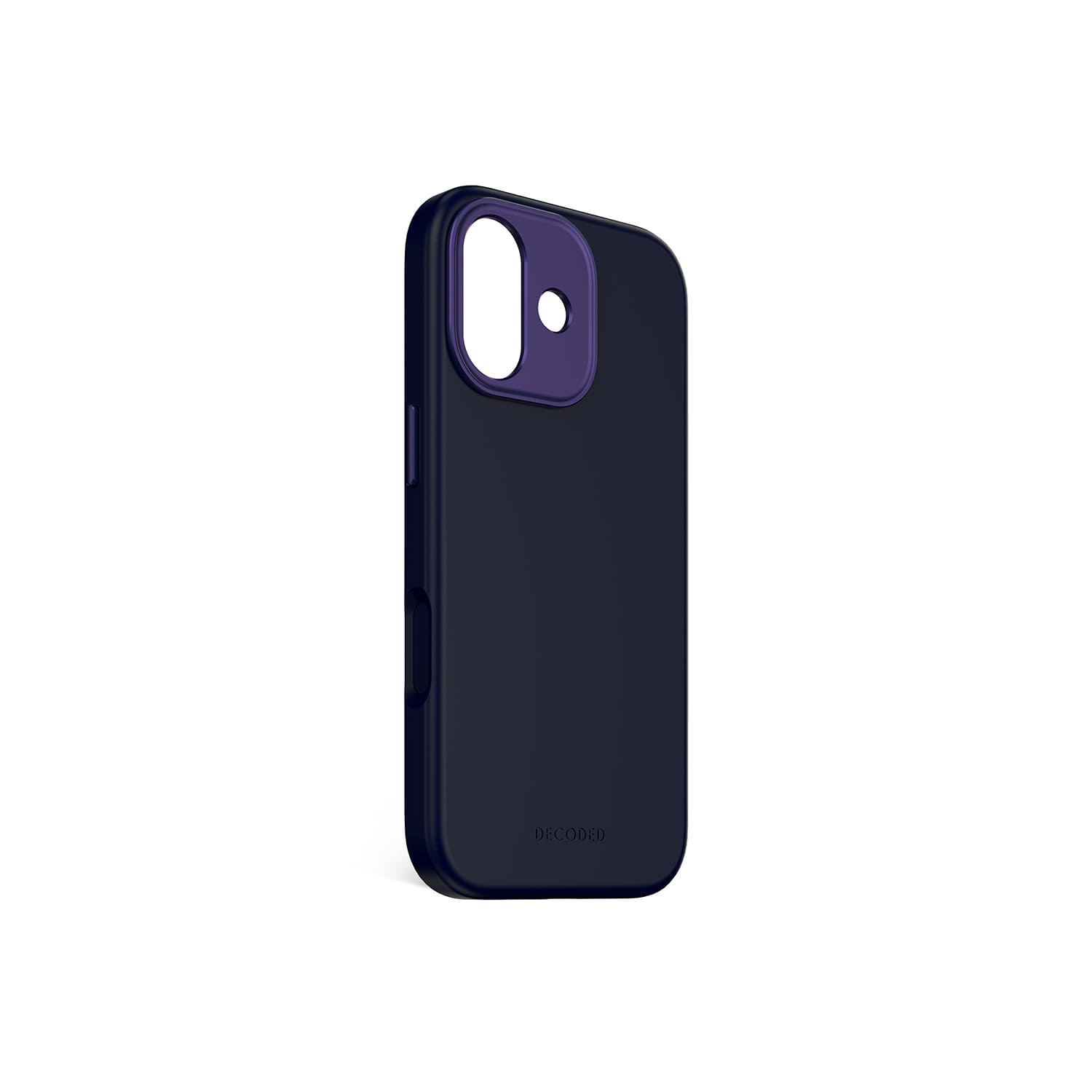 Decoded AntiMicrobial Silicone Backcover Etui silikonowe do iPhone 17 kompatybilne z MagSafe - Granatowe