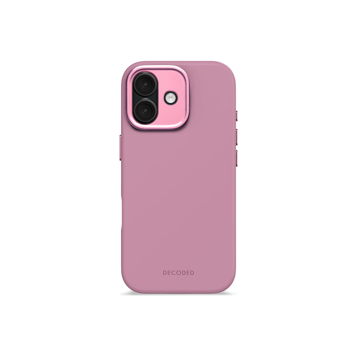 Decoded AntiMicrobial Silicone Backcover Etui silikonowe do iPhone 17 kompatybilne z MagSafe - Różowe
