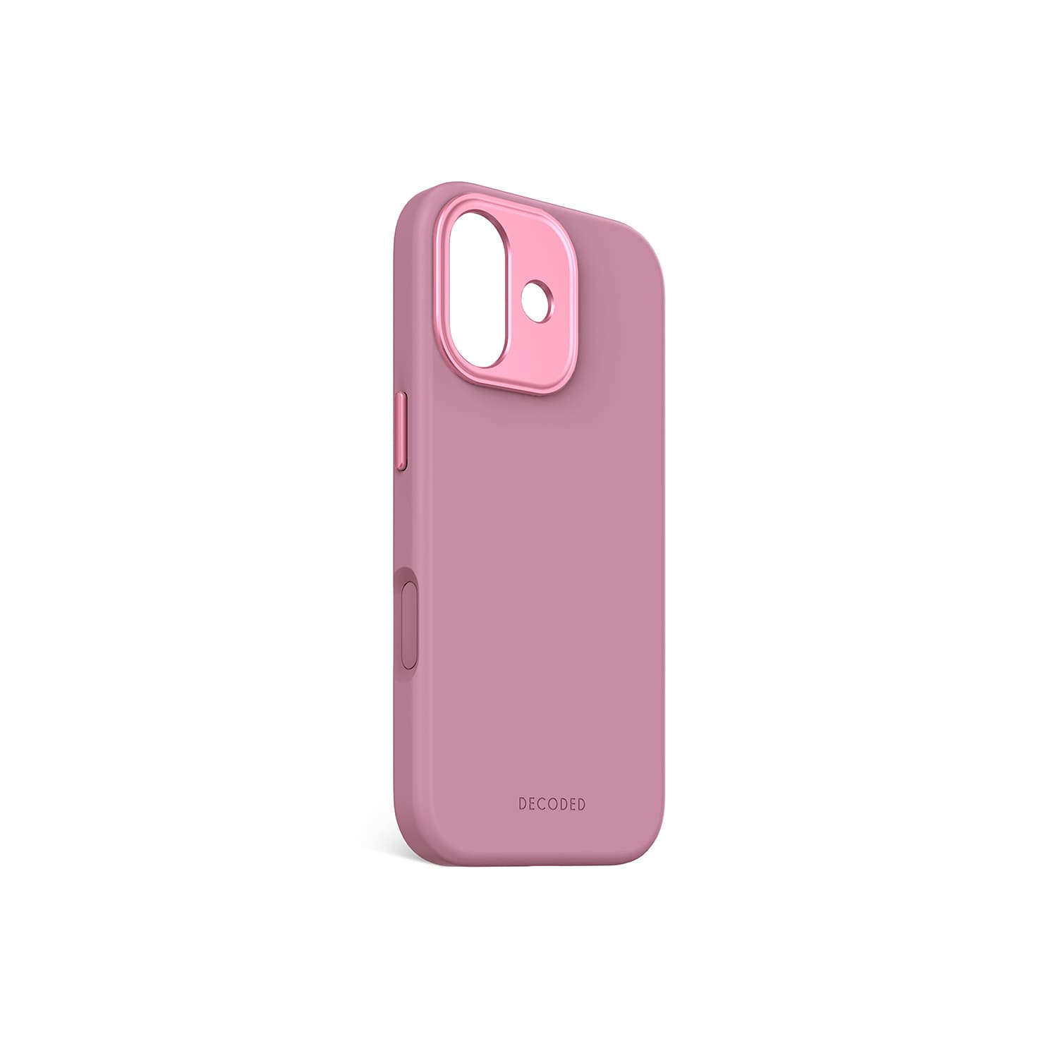 Decoded AntiMicrobial Silicone Backcover Etui silikonowe do iPhone 17 kompatybilne z MagSafe - Różowe