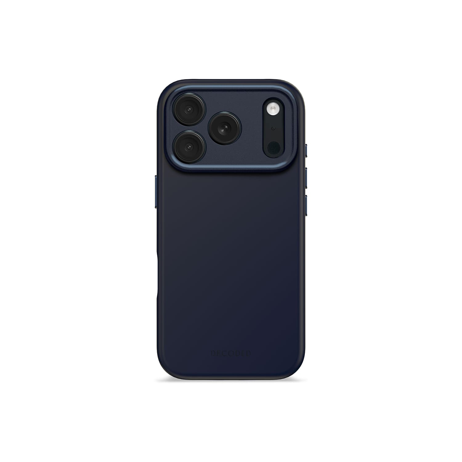 Decoded AntiMicrobial Silicone Backcover Etui silikonowe do iPhone 17 Pro kompatybilne z MagSafe - Granatowe