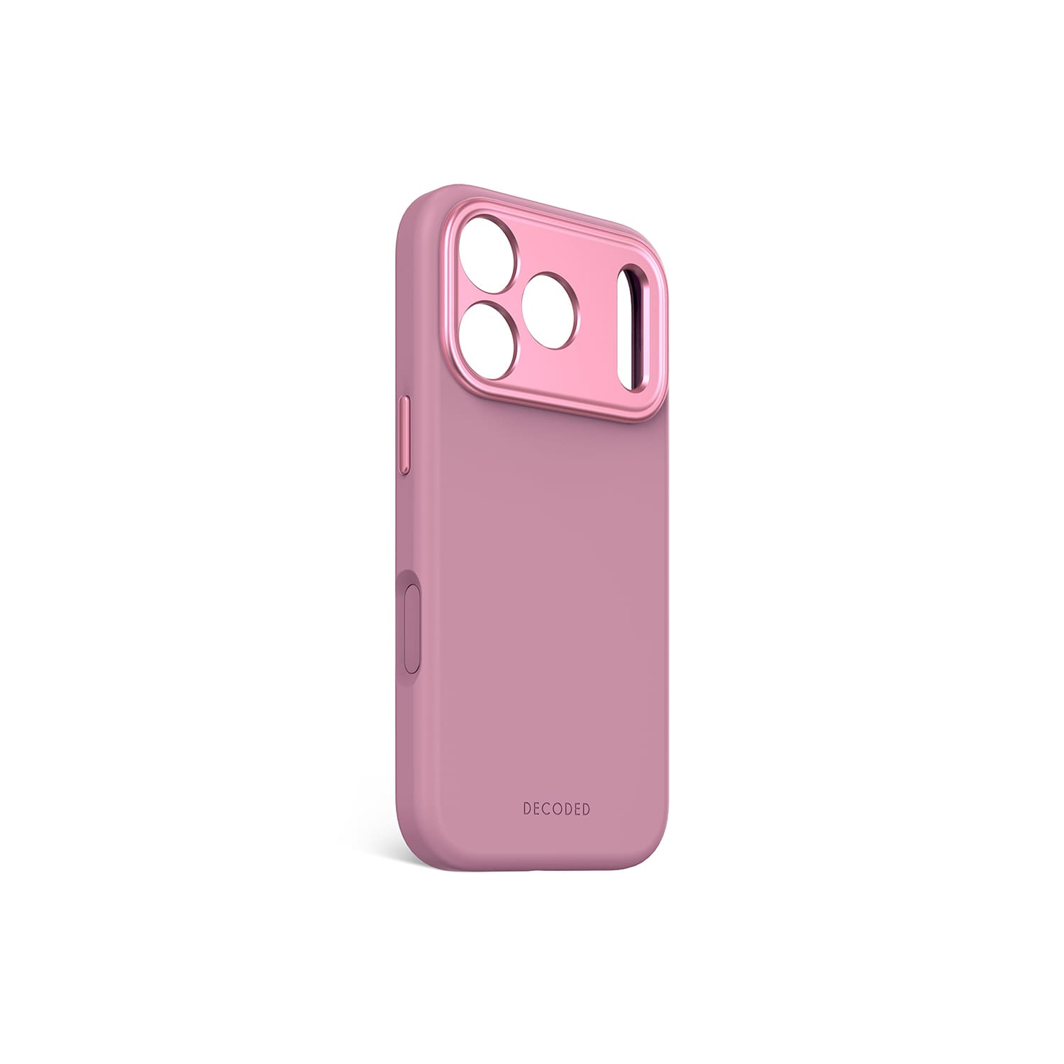 Decoded AntiMicrobial Silicone Backcover Etui silikonowe do iPhone 17 Pro kompatybilne z MagSafe - Różowe